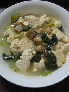 豆腐とベビーホタテ煮-レシピのメイン写真