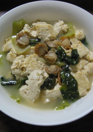 豆腐とベビーホタテ煮-レシピのメイン写真