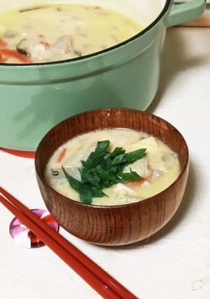 冬レシピ あったまる～豆いっぱい 呉汁-レシピのメイン写真