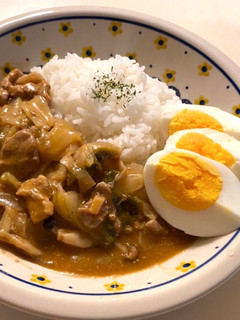 白菜と豚コマで作る・無水ハヤシ-レシピのメイン写真