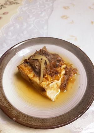 レシピ投稿祭　私の厚揚げの煮物-レシピのメイン写真