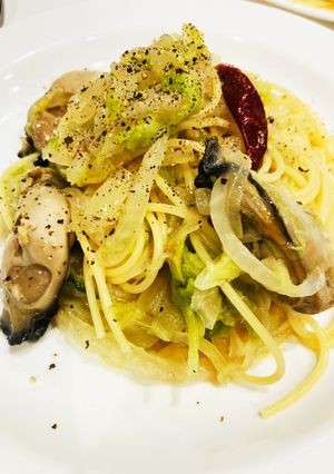 牡蠣のオイル漬けパスタ-レシピのメイン写真