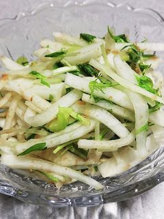 水菜の大根サラダ-レシピのメイン写真