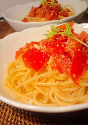 ◆簡単さっぱり美味しいトマトパスタ-レシピのメイン写真