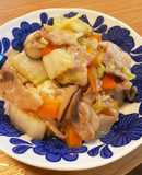 具材は4つの簡単優しい味の中華丼