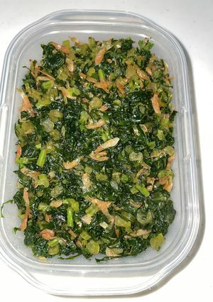 大根葉と小エビの炒め物-レシピのメイン写真