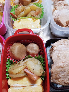 高校生息子、旦那、娘弁当(11/28)-レシピのメイン写真