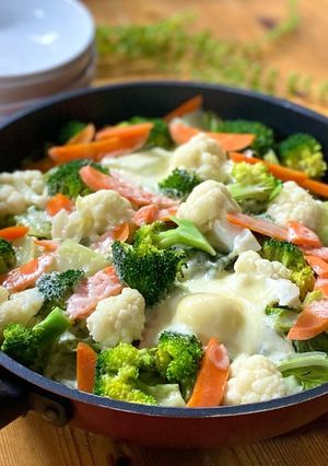 鶏肉と野菜のチーズ蒸し鍋-レシピのメイン写真