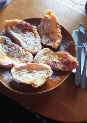フランスパンフレンチトーストで朝パン♪-レシピのメイン写真