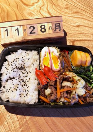 2022.11/28 中学生男子お弁当-レシピのメイン写真