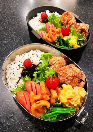高校生弁当2022 11月29竜田揚げ-レシピのメイン写真
