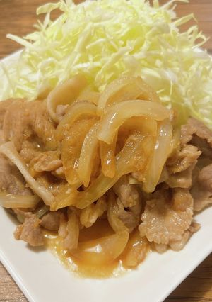 チューブで簡単！生姜焼き-レシピのメイン写真