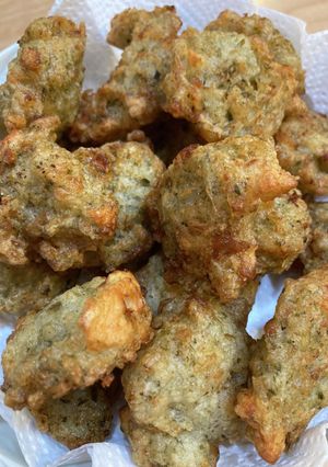 油はねなし♪長芋蓮根はんぺんの磯辺揚げ-レシピのメイン写真