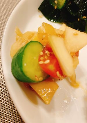 大根とトマトときゅうりと玉ねぎの漬物-レシピのメイン写真