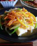 お野菜たっぷり♩たらと豆腐の中華あんかけ