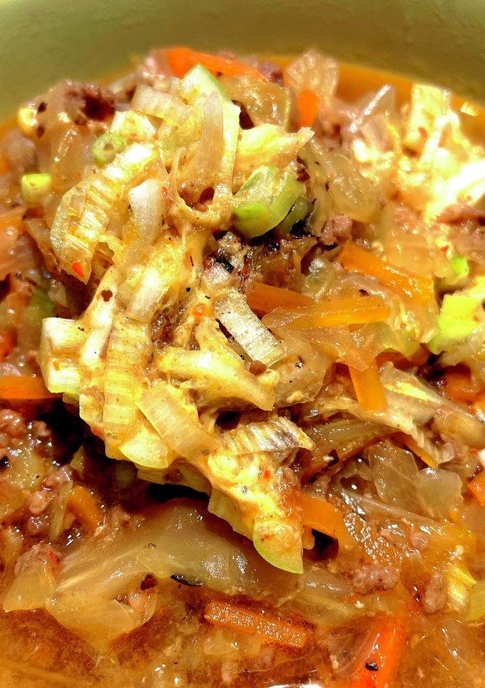 トウチと干しエビの旨味で野菜卵スープ-レシピのメイン写真