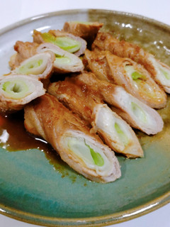 生姜焼き味 ねぎの肉巻き-レシピのメイン写真