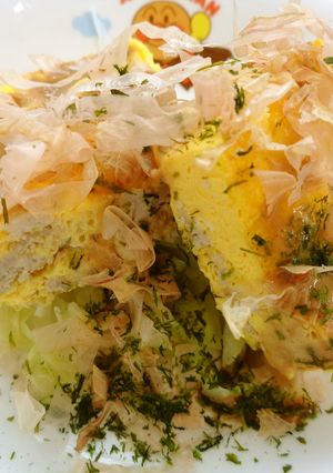 保育園仕様★とん平焼き-レシピのメイン写真