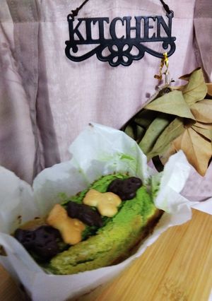 #狭山茶テリーヌ（緑茶ﾊﾟｳﾀﾞｰ）-レシピのメイン写真