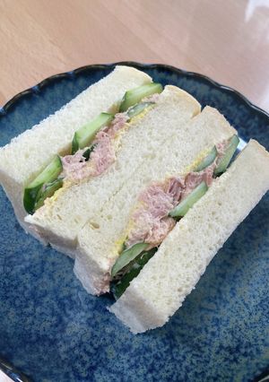 ツナときゅうりのサンドイッチ-レシピのメイン写真