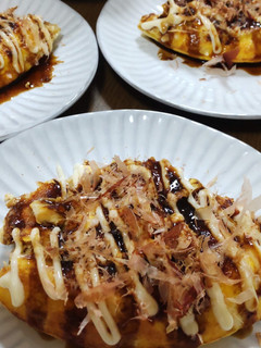 朝たん☆鶏むね肉の卵焼き・お好み焼き風-レシピのメイン写真