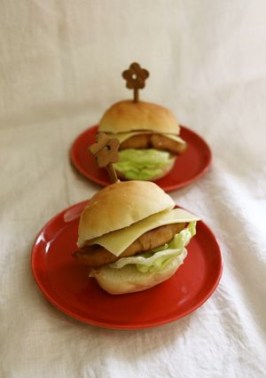 お麩バーガー-レシピのメイン写真