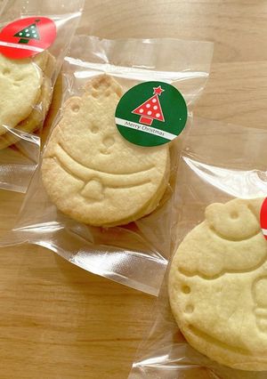 クリスマス　型抜きチョコサンドクッキー-レシピのメイン写真