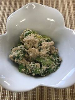 ブロッコリーの白和え(透析食)-レシピのメイン写真