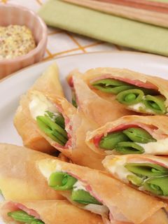スナップえんどうのベーコンチーズ春巻き-レシピのメイン写真