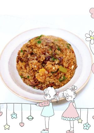 セロリと牛肉の変わりチャーハン-レシピのメイン写真