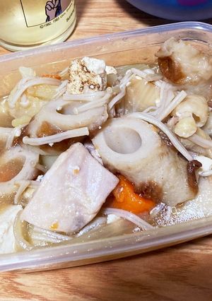 鶏肉じゃが豆腐-レシピのメイン写真