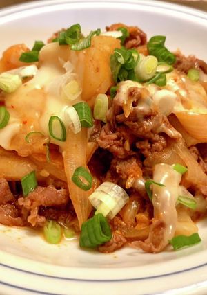キムチ＆チーズ肉じゃが☆コチュジャン風味-レシピのメイン写真
