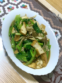小松菜の炒め物〜(o˘◡˘o)♡-レシピのメイン写真