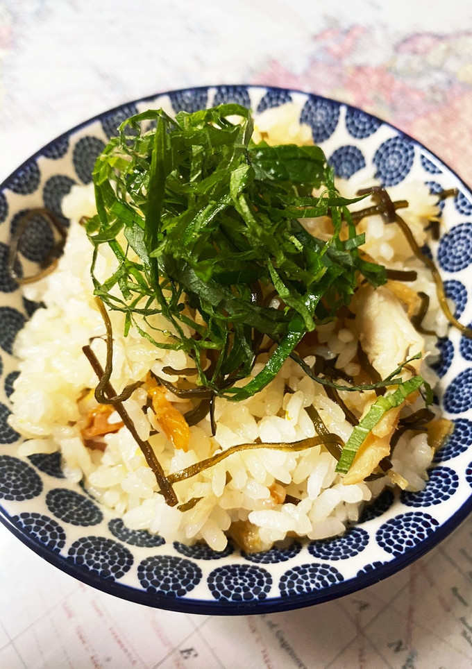 さっぱり梅と塩昆布の混ぜご飯-レシピのメイン写真