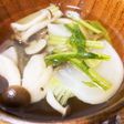 かぶとしめじの生姜和風スープ