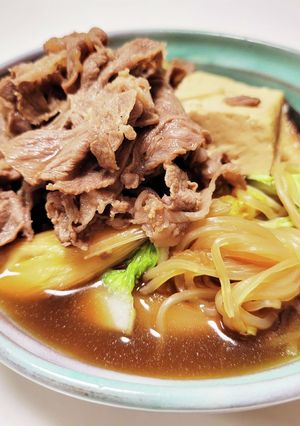 安いオージービーフでも柔らかい、肉豆腐-レシピのメイン写真