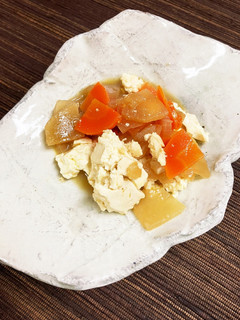 けんちょう 大根と人参と豆腐の煮物-レシピのメイン写真