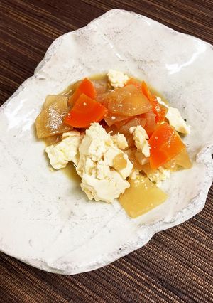 けんちょう　大根と人参と豆腐の煮物-レシピのメイン写真