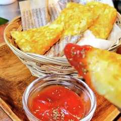 รูปของ 揚げずに焼くだけハッシュドポテトチーズ