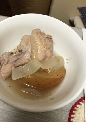 手羽とりんごのポットロースト-レシピのメイン写真
