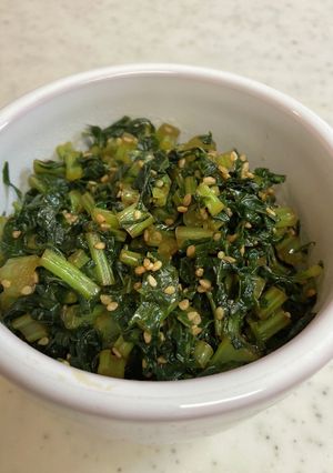 大根の葉醤油炒め-レシピのメイン写真