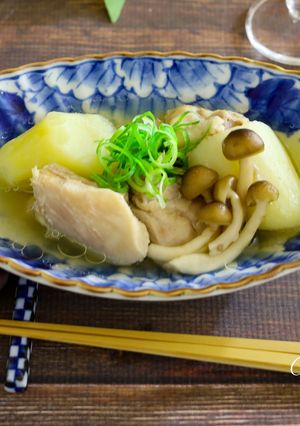 ほっこり！鶏肉とじゃがいもの塩煮-レシピのメイン写真
