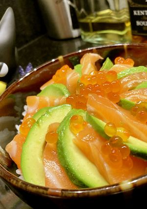 Salmon-Sashimi Don-レシピのメイン写真