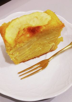 【疲れた日に】りんごとブランデーのケーキ-レシピのメイン写真