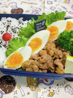 時短お弁当盛り付け記録 焼肉弁当-レシピのメイン写真