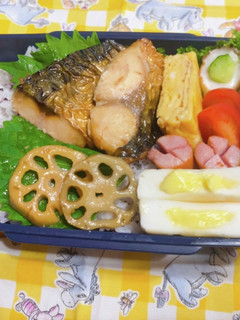 時短お弁当盛り付け記録 鯖の塩焼き-レシピのメイン写真