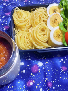 時短お弁当盛り付け記録 ミートソース-レシピのメイン写真