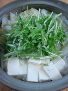 ダイエットに!簡単湯豆腐・・・水炊き?-レシピのメイン写真