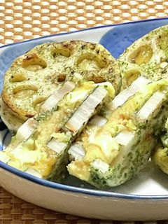 れんこんのおじゃがはさみ焼き-レシピのメイン写真