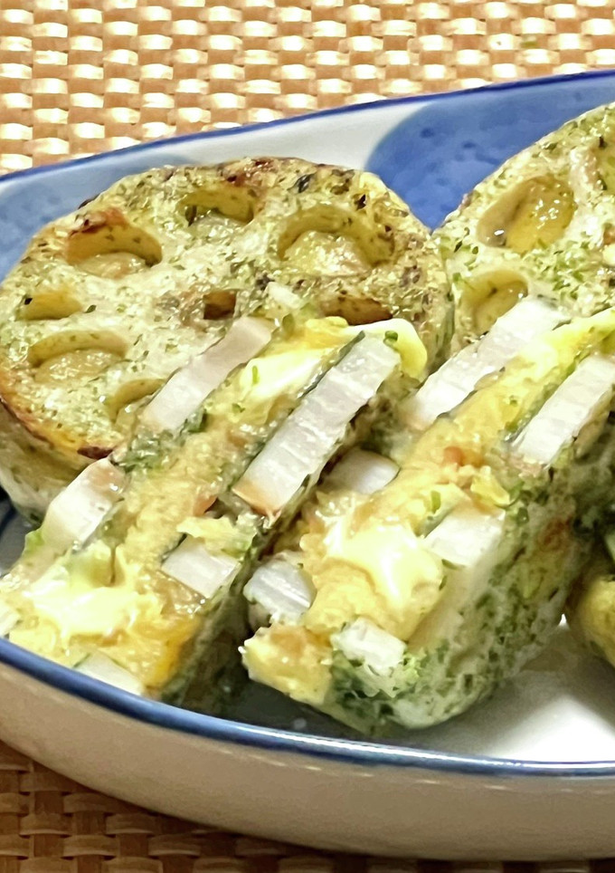 れんこんのおじゃがはさみ焼き-レシピのメイン写真
